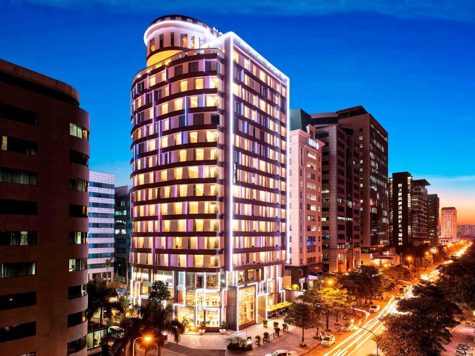 Exterior of Novotel Suites Hanoi